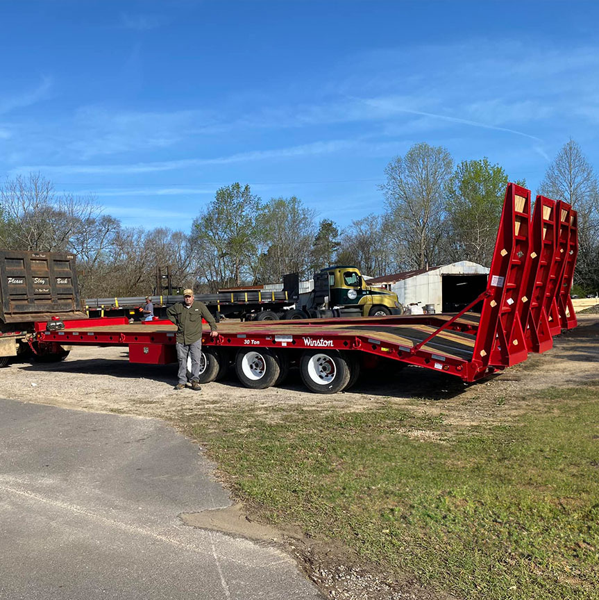 a fire truck is parked on the side of a road