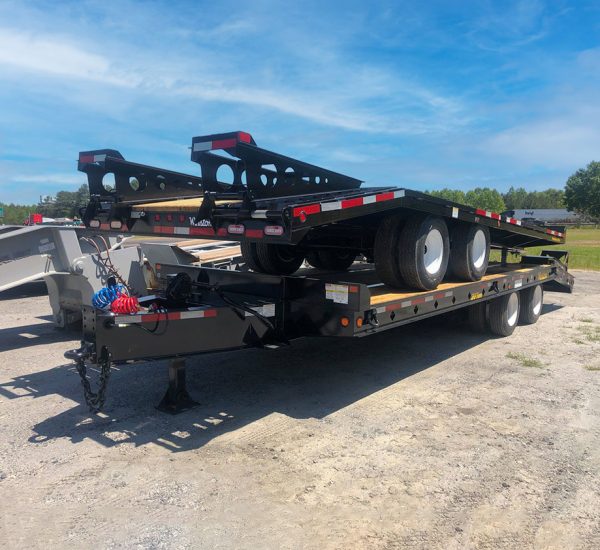 A Truck Is Parked On The Side Of A Road