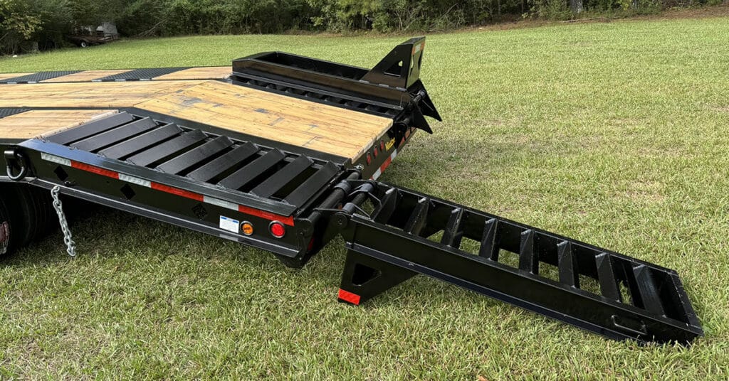 22.5 Ton Trailer 22+5+5 Spring Assist Ramps - Winston Trailers